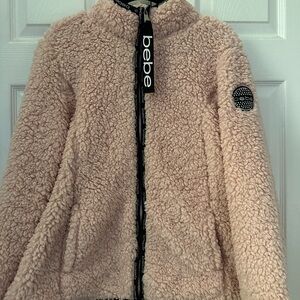 Bebe Blush Sherpa Outerwear